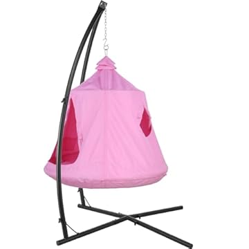 hanging pod chair with stand
