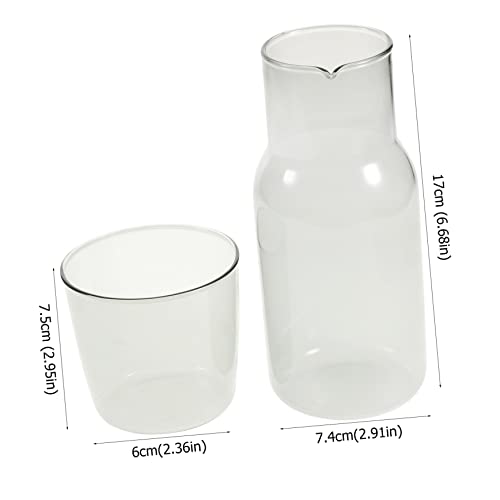 Vaso de vidrio para beber con asa aislante miniatura 2