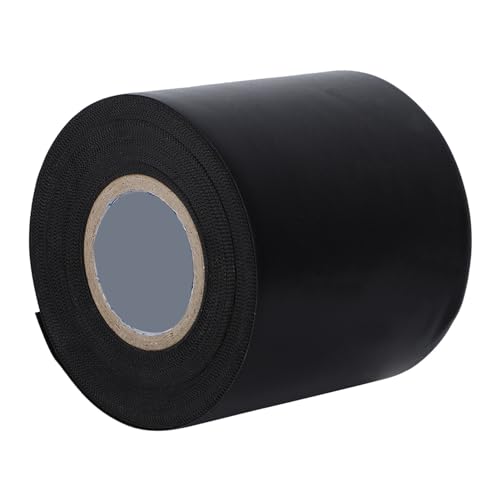 Hztyyier 1 Rolle Rohrband Hochwertiges PVC Klebeband für die Isolierung von Klimaanlagen, Schwarz, 60 Mm X 11,5 M