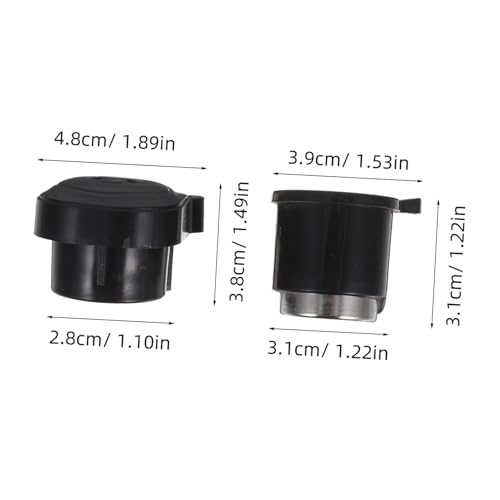 ULTECHNOVO 2 piezas válvula de liberación de vapor, mango reemplazo para olla de presión, repuestos para cocina de cocción eléctrica, accesorios de reparación miniatura 2