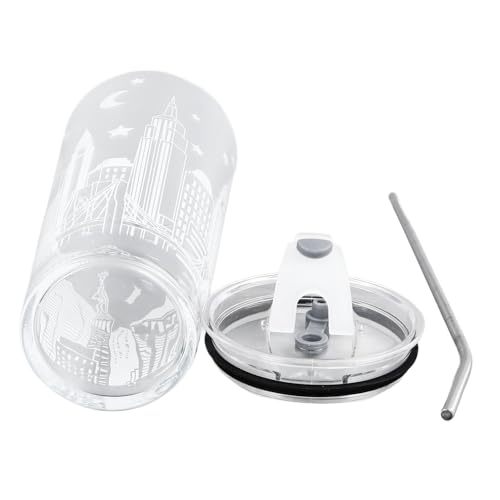 Copos de Vidro de Borosilicato Alto, Canecas de Vidro de Borosilicato de Grande Capacidade 1L Eco Am