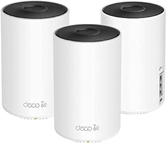 TP-Link Deco AXE5300 Wi-Fi 6E Tri-Band Whole-Home Mesh Wi-Fi System, 3 Pack