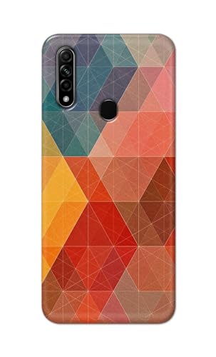 Image of Printed Hard Back Cover Case for Oppo A31 Back Cover (Crumpled Design) -1111