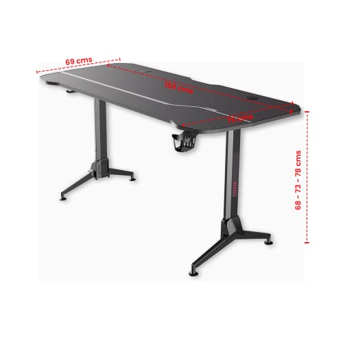 Green Soul Blaze Multipurpose Manual Height Adjustable Study Laptop Computer Desk Table, Ergonomic Sit Stand Solution, Ideal for Home Office Work... - Image 2