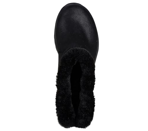 Skechers Women's On-The-Go Joy - Cozy Dream Hands Free Slip-ins Boot, Black/Black, 10