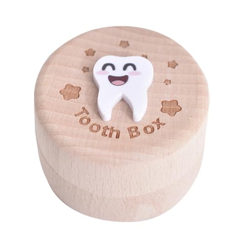 de dientes para niños, almacenamiento para dientes de leche de madera, de recogida de pelo para habitación infantil, recuerdo para padres