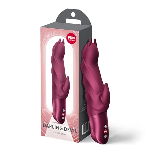 Fun Factory Darling Devil | Vibromasseur rabbit femme | Étanche IPX7