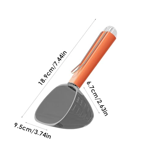 Jlobnyiun Katzenfutter Messbecher - Löffel für Hundefutter, Futterschaufel für Hunde mit Messlinien | Multifunktionaler Messbecher für Futter für