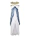 Produktbild Costume de Cléopâtre par Emmas Wardrobe  Inclut : robe blanche sans manches, ceinture, tour de cou et coiffe  Déguisement déesse grecque ou Égyptienne pour halloween  Excellente qualité  Tailles 38