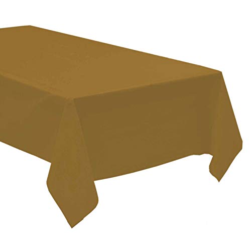 3 pack rectangle 54" x 108 plastic table cover heavy duty ta…