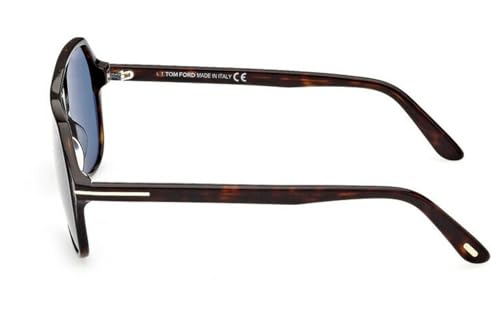 Sunglasses Tom Ford FT 0934 Hayes 52V Shiny Classic Dark Havana/Teal Lenses3