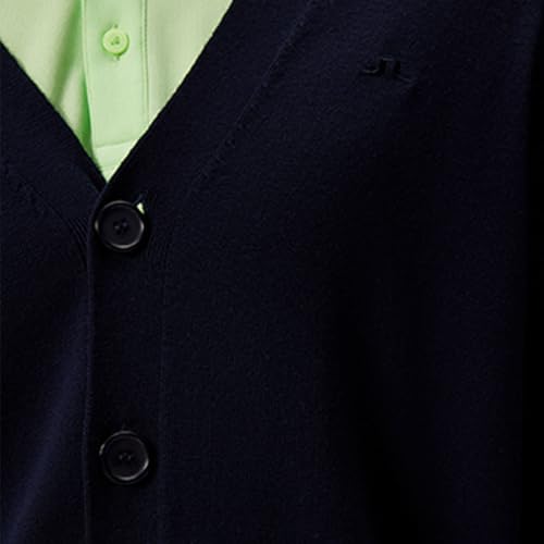 J.Lindeberg Men's Lucas Knitted Timeless Merino Wool Soft Cardigan3
