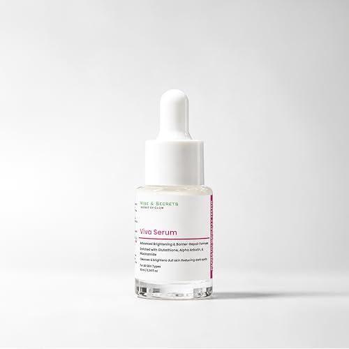 Image of WISE & SECRETS Viva Instant Whitening Serum - 10 ML || Brightening & Radiance Booster ||Enriched with Vitamin B5, C, E