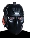 Rubies Morbid Enterprises Adult Evil Goalie Black Plastic Mask