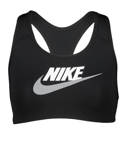 Nike Swoosh Dri-Fit Bra Sport-BH (XS, Black)