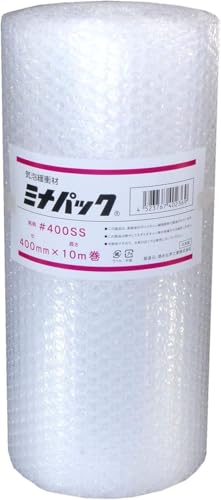 酒井化学工業 ミナパック 緩衝材 #400SS 400mm×10m 日本製 エアーキャップ ロールの商品画像（Amazon）