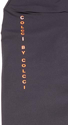 Calça Legging logo na perna, Colcci, Feminino, Preto, M