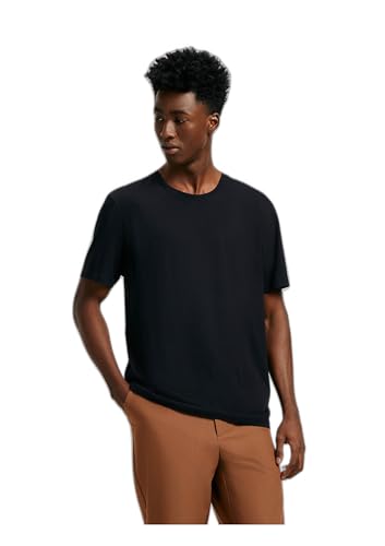 Camiseta Básica Masculina Manga Curta Pima - Preto M