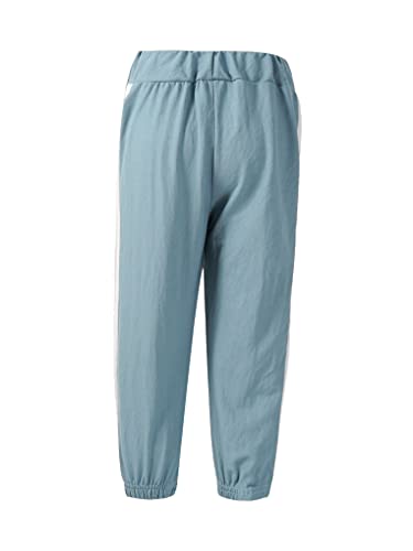 Hansber Little Boys Girls Capri Jogger Pants Elastic Harem Trousers Sweatpants Running Dancing Pants with Pockets2