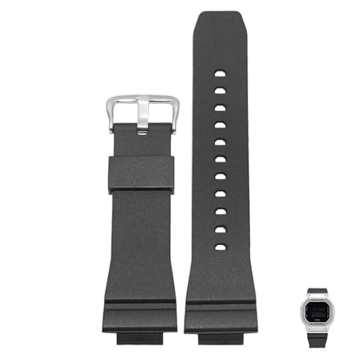 [HEZKUGU] �R���p�`�u�� G-SHOCK �X���[���X�N�G�A �N�C�b�N�����[�X�E�H�b�`�X�g���b�v GM-5600 2100 GBM-2100 �����Y �����V���R���E�H�b�`�o���h (Black silver buckle)