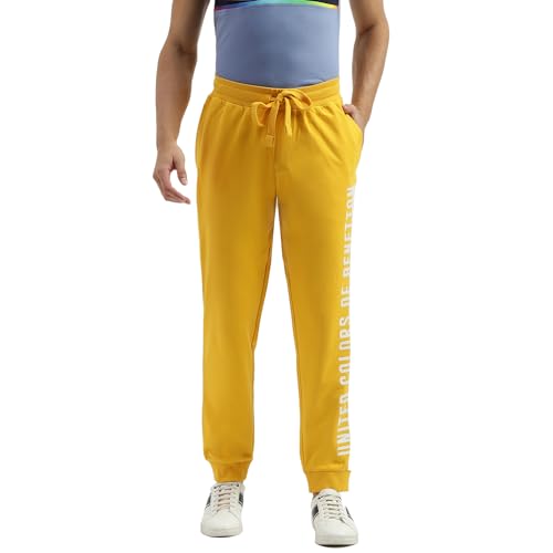 Image of United Colors of Benetton Men Regular Mid Rise Pants
