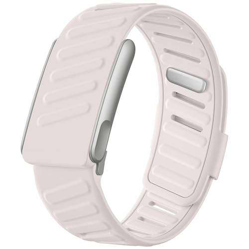 Image of VEMIGON Silicone Sport Band Compatible with Whoop 5.0 One /Peak, Life /MG, Breathable, Adjustable Waterproof Replacement Wristband Strap with Stainless Steel Frame Connector, NOT for Gen 4.0(Band only)