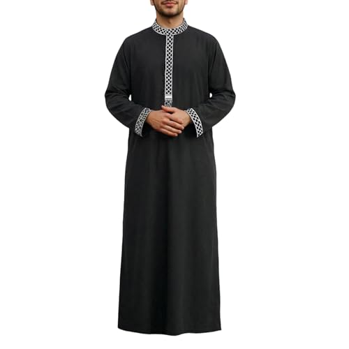 Costume africain pour homme comprenant un qamis à manches longues et un ensemble dashiki