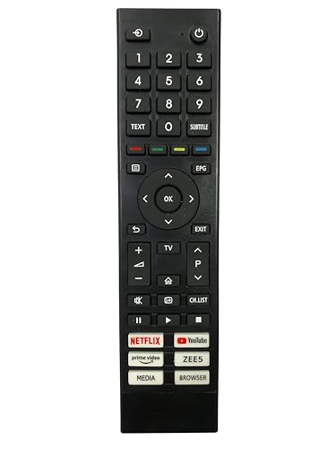Image of Upix Smart TV Remote No. 1071 (No Voice) with Netflix, YouTube, Prime Video Function, Compatible /Replacement for Toshiba Smart TV LCD /LED Remote Control (Exactly Same Remote Will Only Work)