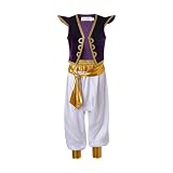 Pettigirl Boys Arabian Prince Costume Street Rat Suits Kids Birthday Party Halloween Cosplay Dress Up Outfits