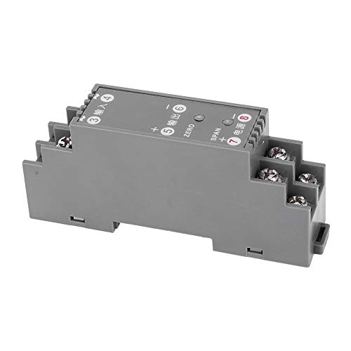Transductor de corriente CA Aramox entrada 24V y salida 0-5V para riel DIN 35mm