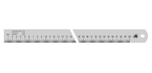 Règle retrait inox 1000 mm pour éviter les erreurs de mesure