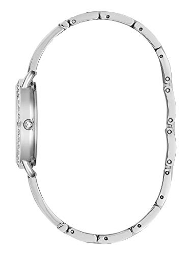 Montre jonc Guess en argent et cristaux 30mm pour femme taille unique