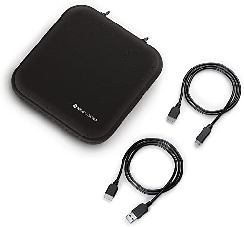 techPulse120 Disque Dur USB 3.0 90 cm/USB Type C Câble 90 cm/Compatible avec Tous Les lecteurs techPulse120 Cover
