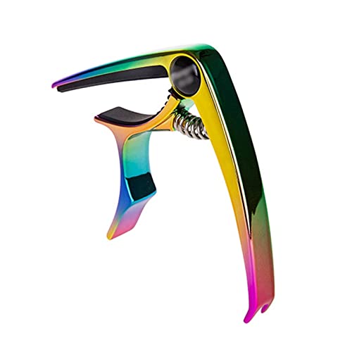 Flanger capotasto per Chitarra Universale Multi Colore in Lega di Zinco Metallo Morsetto a Cambio rapido Accessori per capotasti per Chitarra elettrica Classica Acustica