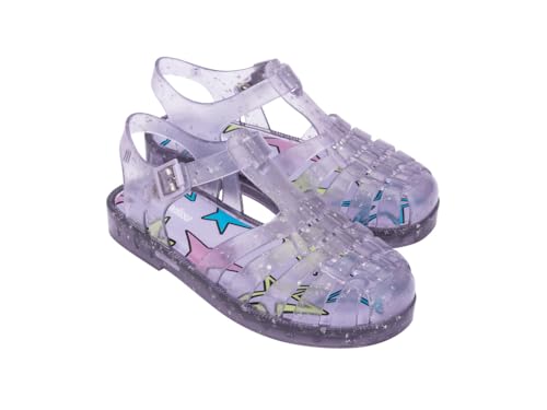 Image of mini melissa Possession Jelly Fisherman Sandal for Toddler and Kids | Iconic Fisherman Jelly Sandal for Toddlers & Girls, Adjustable Buckle, Waterproof, Bubblegum Scent, Play & Dress Shoes