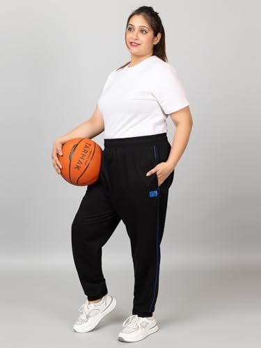 Image of Track Pants for Woman - High Waist Trousers for Woman, Cotton Joggers Pants for Women Gym & Casual Wear for Women's Sports