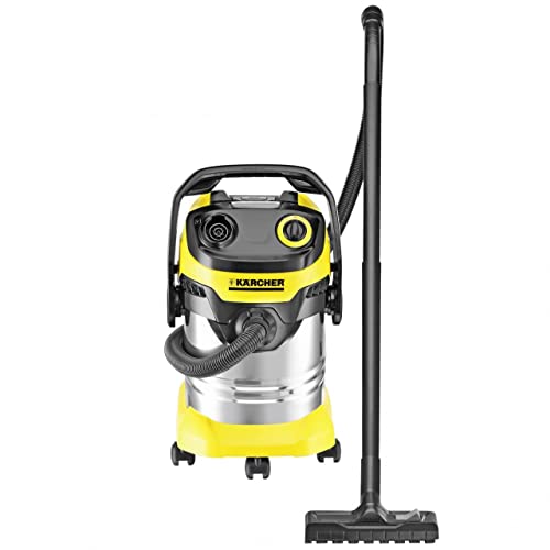 Karcher WD 5 Premium S - Aspirador de agua al polvo, 30 litros