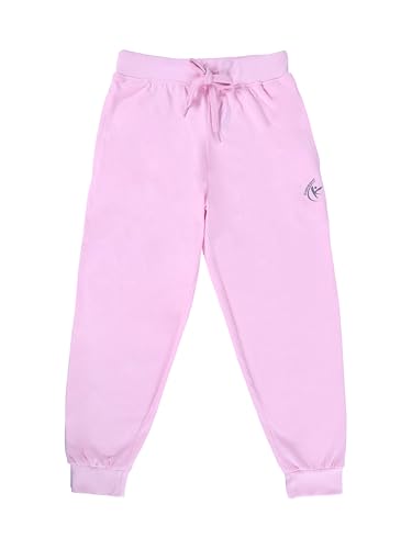 Image of KiddoPanti 100% Cotton Track Pants for Boys & Girls | Soft Single Jersey Fabric | Elastic Waist with Drawcord | Full Length with Rib Hem & Pockets | Joggers and Lowers for Kids