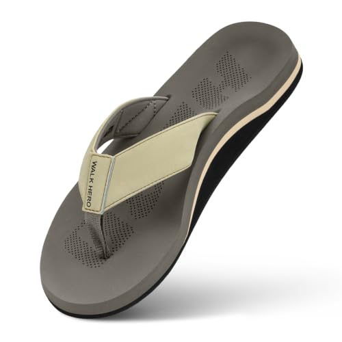Sandalias para hombre con fascitis plantar y soporte ortopédico
