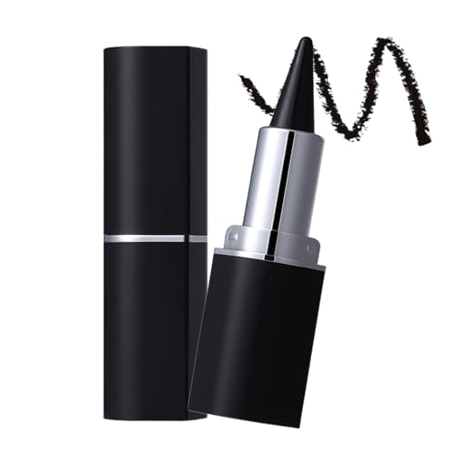 Smokey Eyeshadow Pencil Stick - Textura de gel cremosa, bolígrafo de delineador de ojos en negrita | Aplicador de punta de precisión con acabado a prueba de manchas, maquillaje negro intenso para even