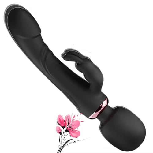 Adult Toys for Women Couples Today Silent Silicone Rabbit Ears Electric Adult Toy Handheld Machine with Quiet with 10 Powerful Modes Realistic Waterproof Handheld Gifts