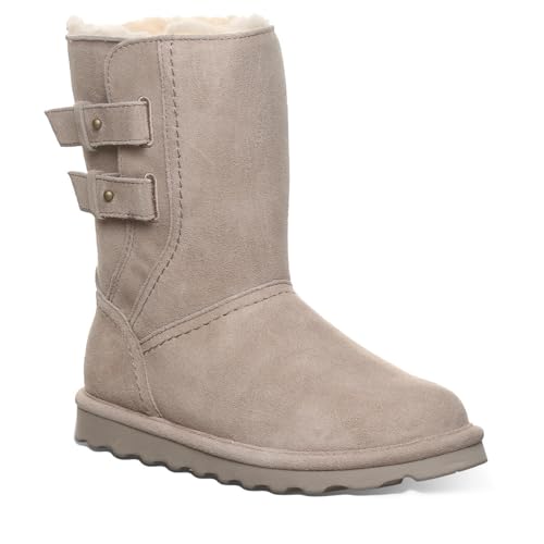 BEARPAW Women's Aurelia Boot | Women's Boot Classic Suede | Women's Pull On Boot | Comfortable Winter Boot | Multiple Colors & Sizes