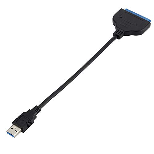 Heaven2017 Cabo de dados de disco rígido externo HDD SSD de 2,5 polegadas, disco rígido SATA 7 + 15