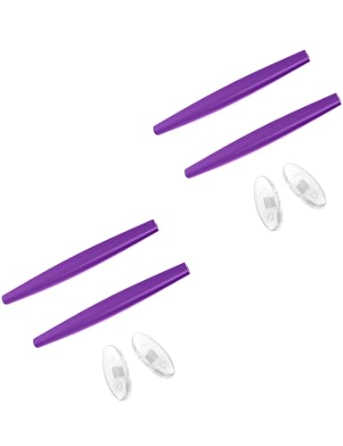 Kit plaquettes de nez et embouts en caoutchouc violet pour lunettes de soleil Oakley Crosshair 1.0