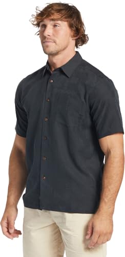 Quiksilver Men's Manele Bay Button Up Floral Collared Shirt3