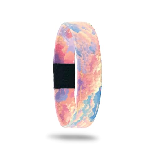 ZOX Interactive Bible Verse Bracelets Trust In Him | Compatible with iPhone & Android Scan for Daily Scripture Stretchy Elastic Wristband Fun Gift for Men Women & Teens (Medium)
