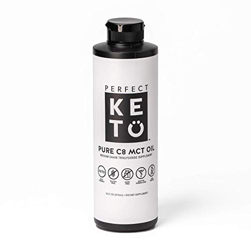 Perfect Keto Rapid Energy Pure MCT Oil: Ketogenic Coconut Oil Supplement. 100% Pure