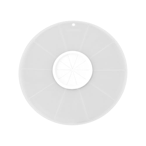 Zenker Coperchio Paraspruzzi Antischizzi in Plastica Ø30 x 0,3 cm con Foro Centrale in Silicone Adattabile a ciotole da 11 a 30 di diametro per Fruste Elettriche e Minipimer
