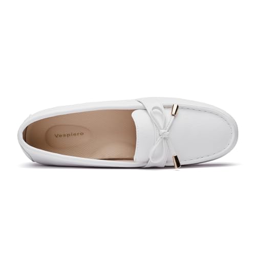 Image of Vespiero Loafers for Women Slip On Flats Comfortable Business Dressy Casual Non Slip Work Walking Office Loafers Shoes