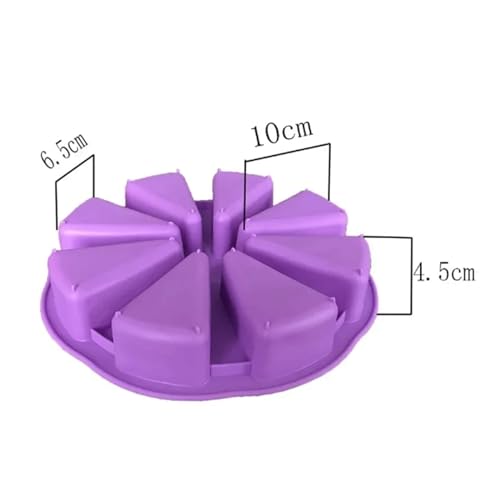 Moule scone en silicone durable à 8 cavités pour la cuisson précise au four - 3